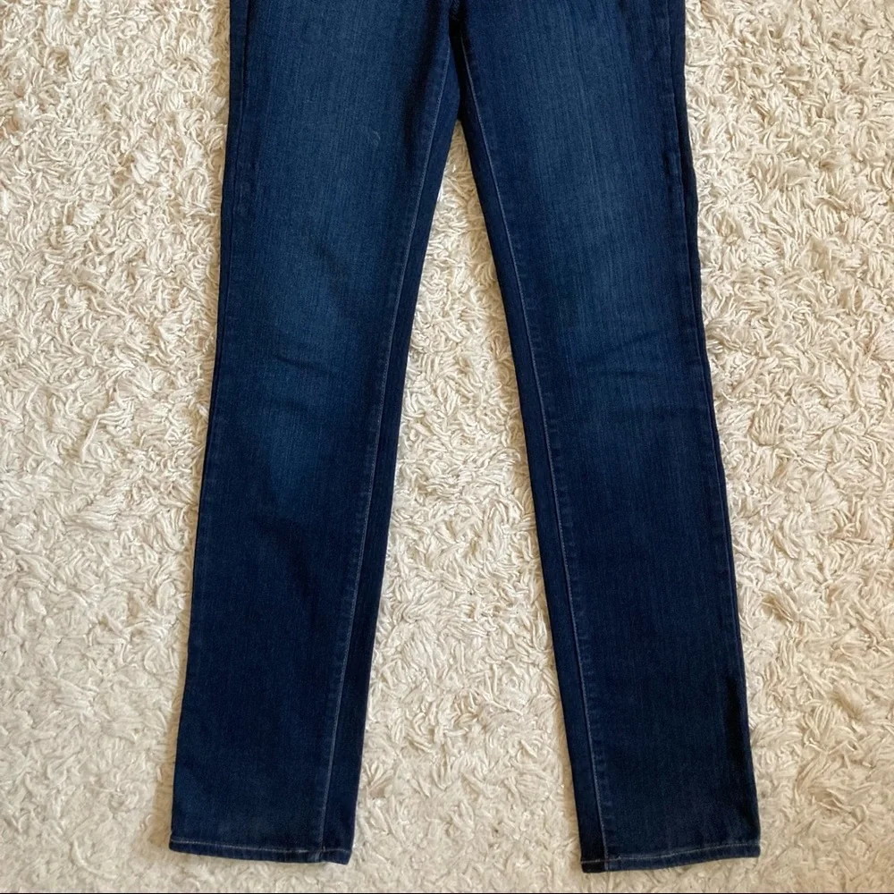 PAIGE Skyline Skinny Mona Dark Wash Mid Rise Blue Jeans Size 27 in EUC_3